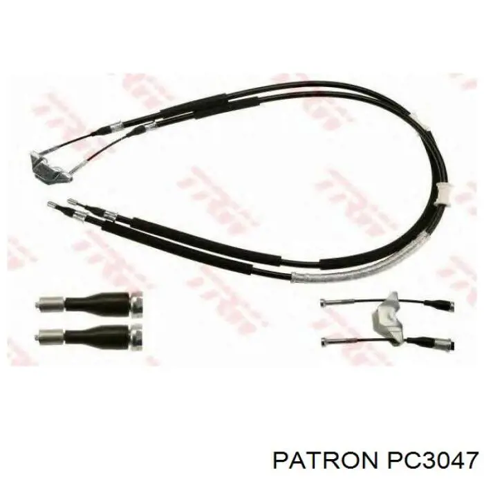 Задний трос ручника PC3047 Patron