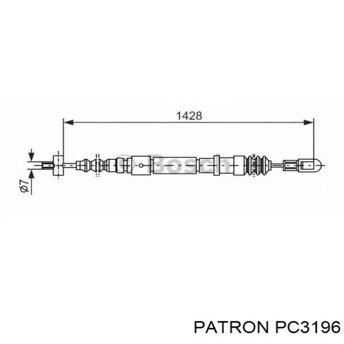 Купить AD570229 Adriauto Передний трос ручника