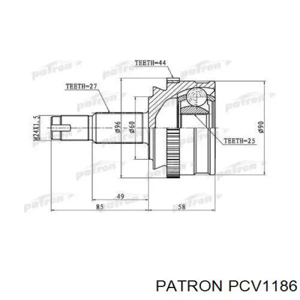 Граната колесная Metelli 151186 цена, от 37.40 USD