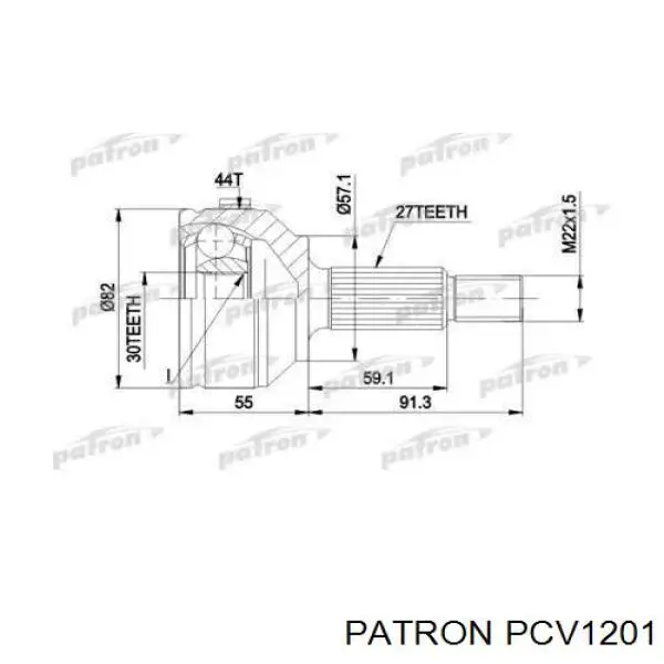 Пыльник ШРУСа наружный 020978 GKN-Spidan