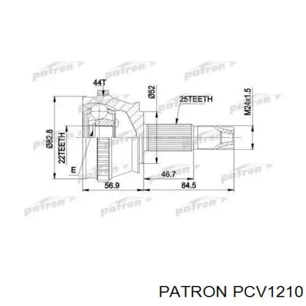 ШРУС наружный передний 0046307083 Fiat/Alfa/Lancia