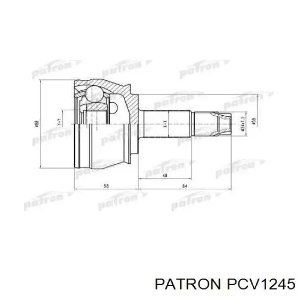 ШРУС наружный передний CVJ523910 Open Parts