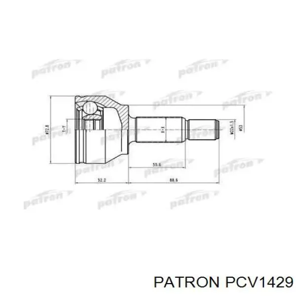 ШРУС наружный передний PCV1429 Patron