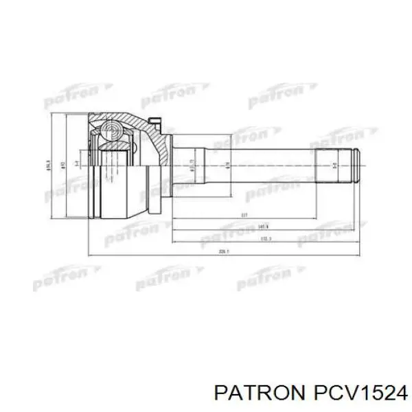 PCV1524 Patron Наружная граната
