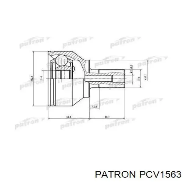 PCV1563 Patron шрус наружный передний