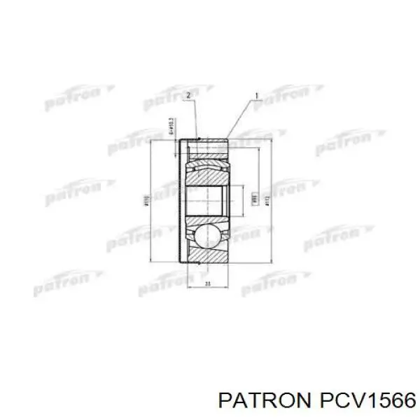 ШРУС внутренний передний PCV1566 Patron