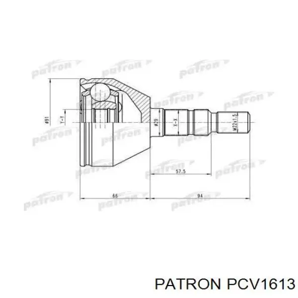 ШРУС наружный передний PCV1613 Patron