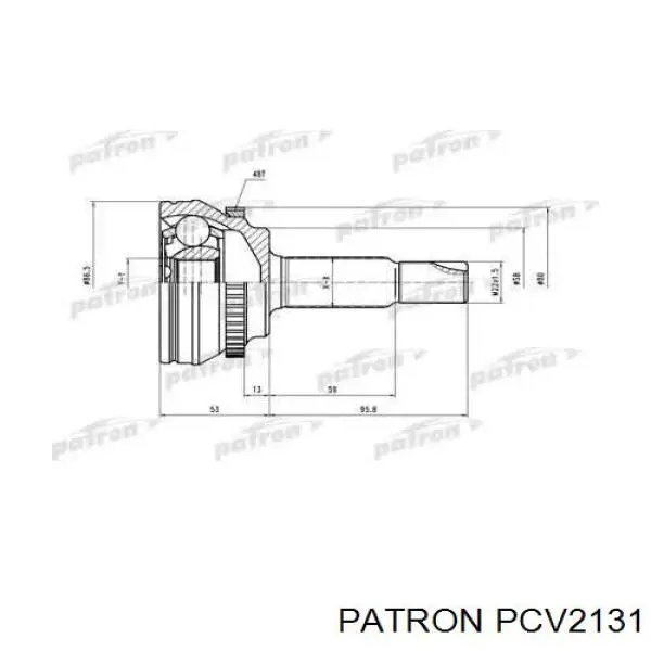 ШРУС наружный передний PCV2131 Patron