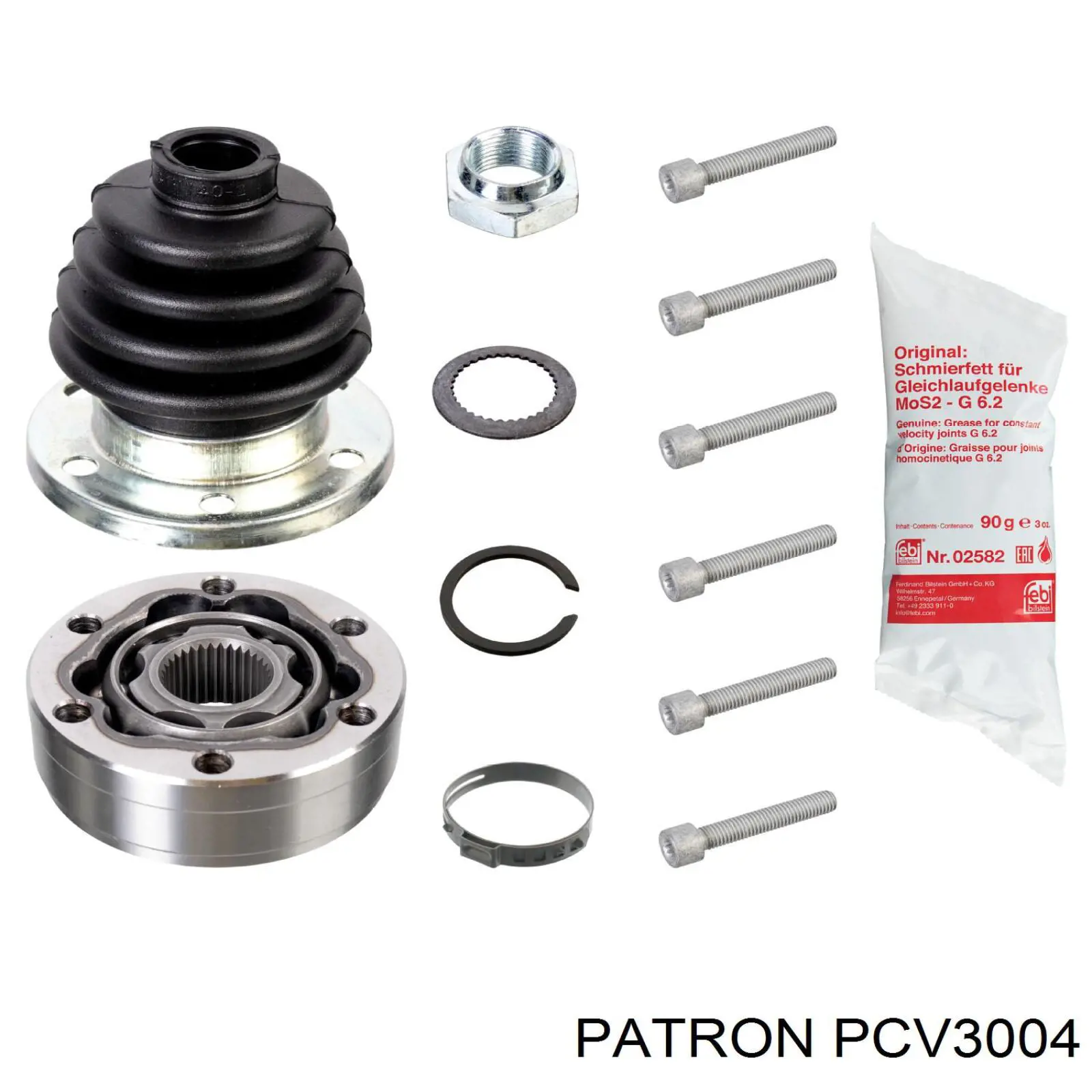 Шарнир угловых скоростей внутренний передний Patron PCV3004 цена, от 22.60 USD