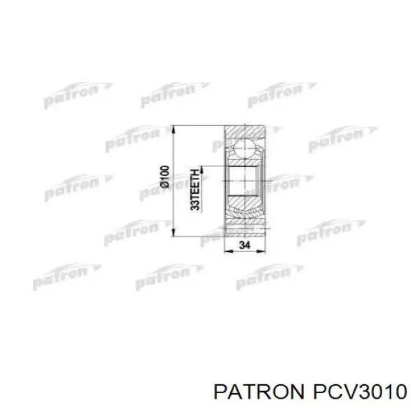 ШРУС внутренний передний 0022545 GKN-Spidan