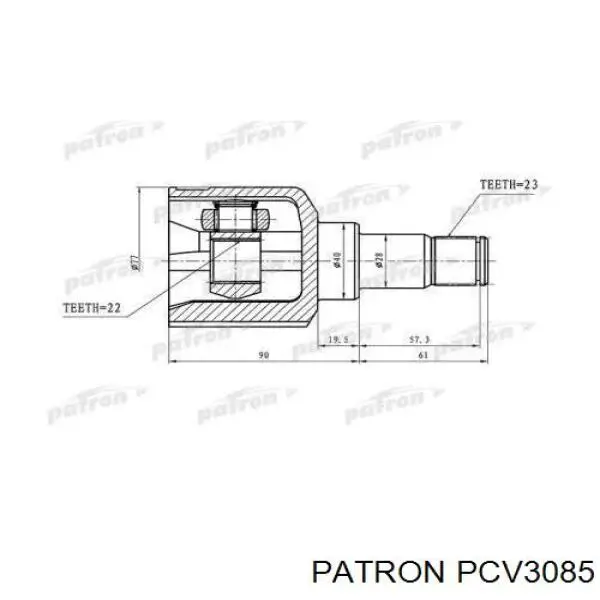 Купить 1420588 Ford Шрус внутренний левый