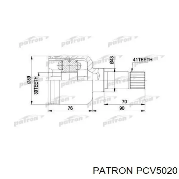 Привод передний левый Magneti Marelli TDS0035 цена, от 87.00 USD