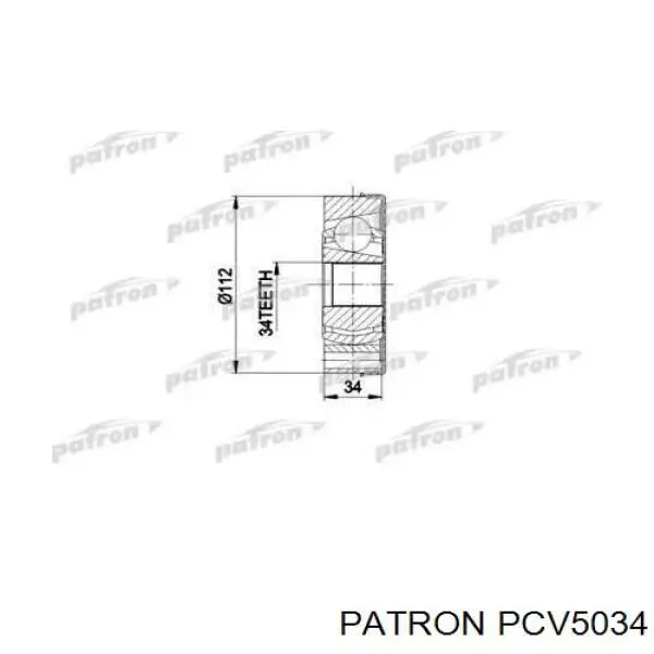 ШРУС внутренний передний 36271 GKN-Spidan