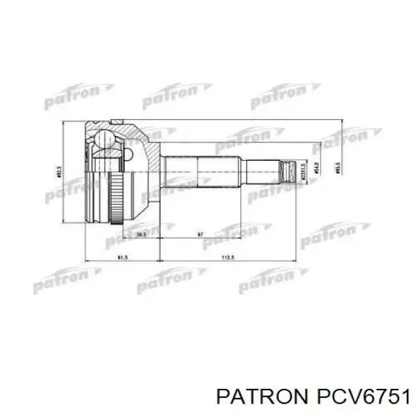 Правая полуось NCV12054 GSP