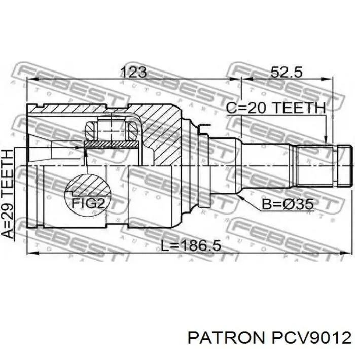 PCV9012 Patron Наружная граната