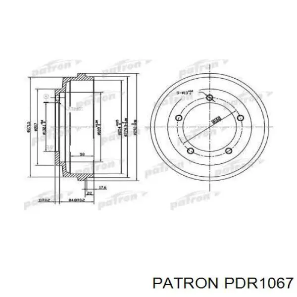 Барабан тормозной задний Samko S70062 цена, от 35.18 USD