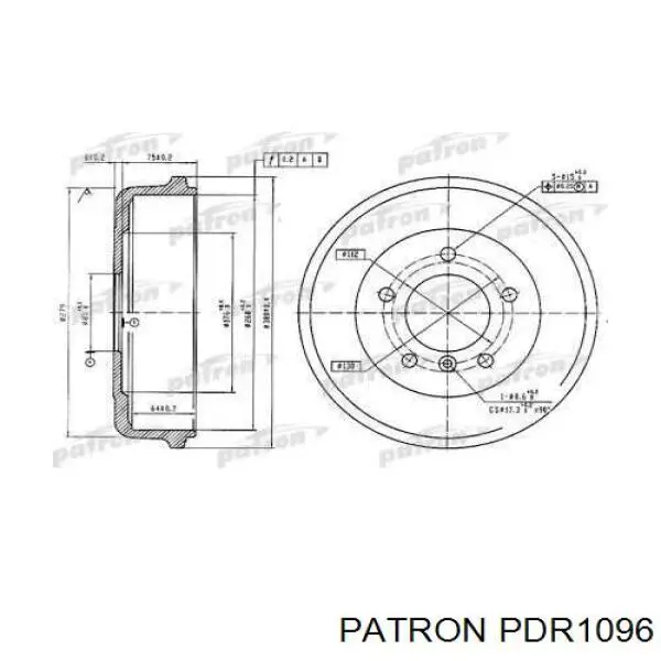 Тормозной барабан 191039 Maxgear