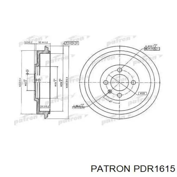 Тормозной барабан TA0907C Japan Parts