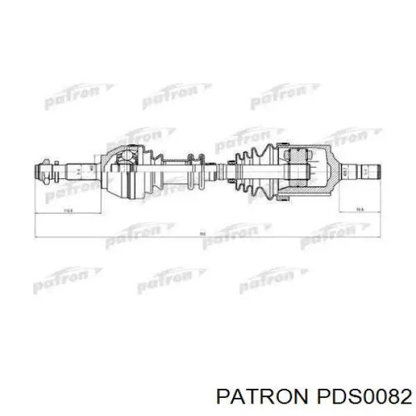 ШРУС наружный передний PDS0082 Patron