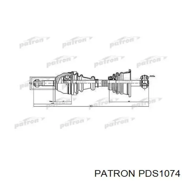 Левая полуось 7701349692 Renault (RVI)