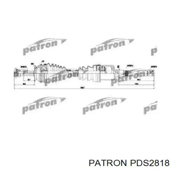 62915 Japko Полуось передняя, правая
