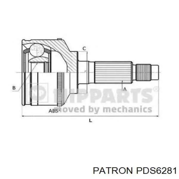 Привод передний левый Cardone 665266 цена, от 83.60 USD