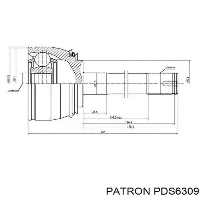 Купить MRB22220 MarkBest Приводы передних колес