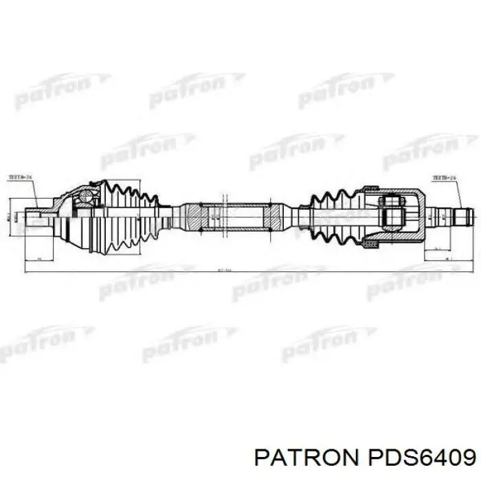 Правая полуось IK434100E011 Market (OEM)