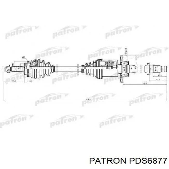 Привод передний правый Cardone 667334 цена, от 163.36 USD