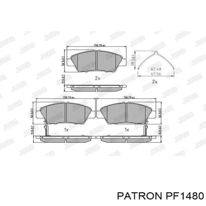 Воздушный фильтр PF1480 Patron