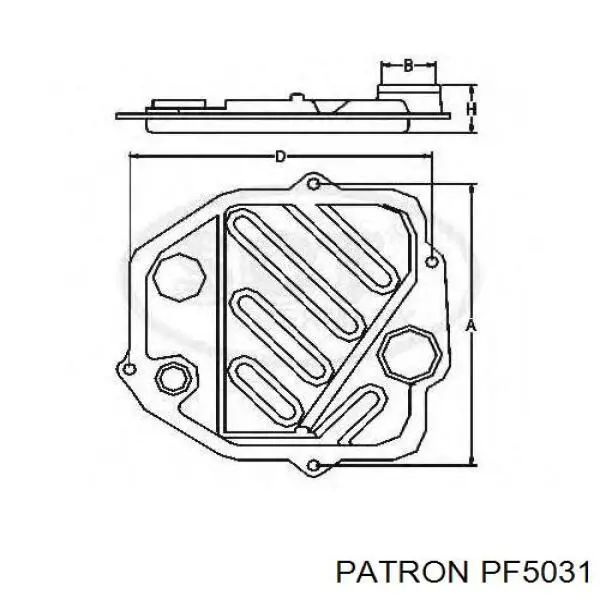 PF5031 Patron Масляный фильтр АКПП