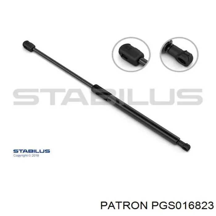 Газовый упор багажника Depo/Loro/Abakus 10100163