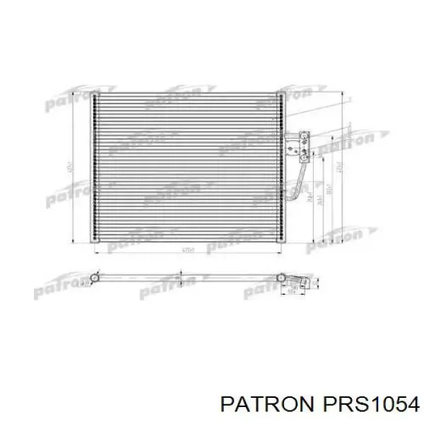 Радиатор кондиционера 606226 Hart