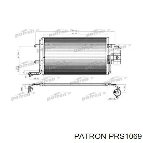 Радиатор кондиционера 1J0820411L VAG