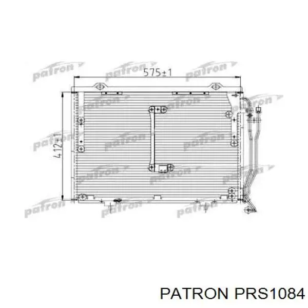 PRS1084 Patron радиатор кондиционера