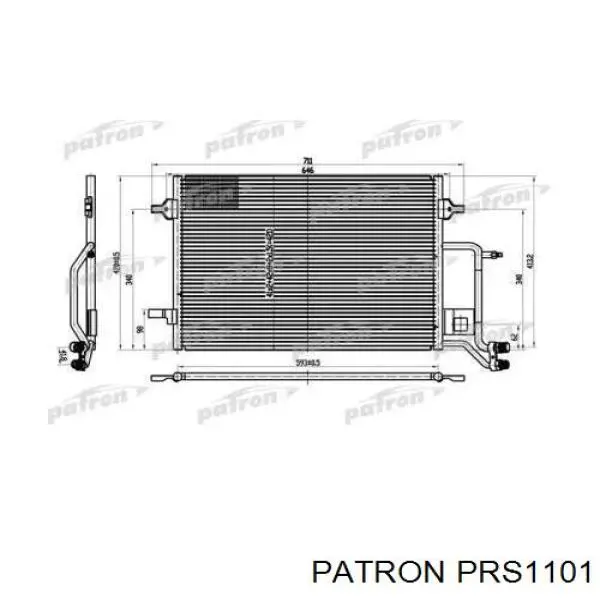 Радиатор кондиционера 4B0260403A VAG