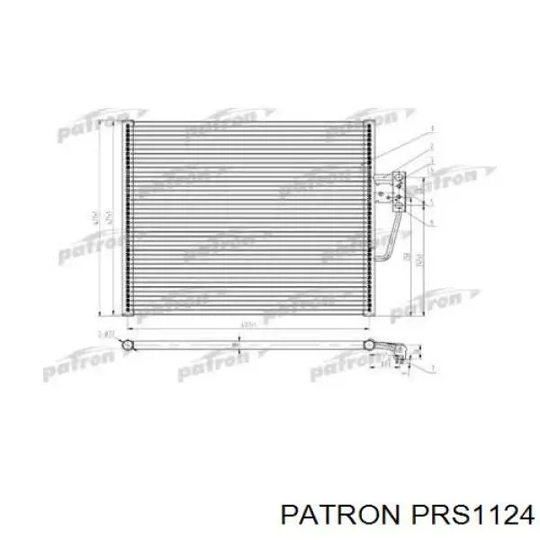 Радиатор кондиционера 7402003 HELLA