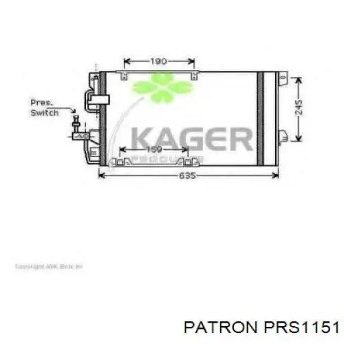 Купить 611203 Hart Радиатор системы охлаждения кондиционера