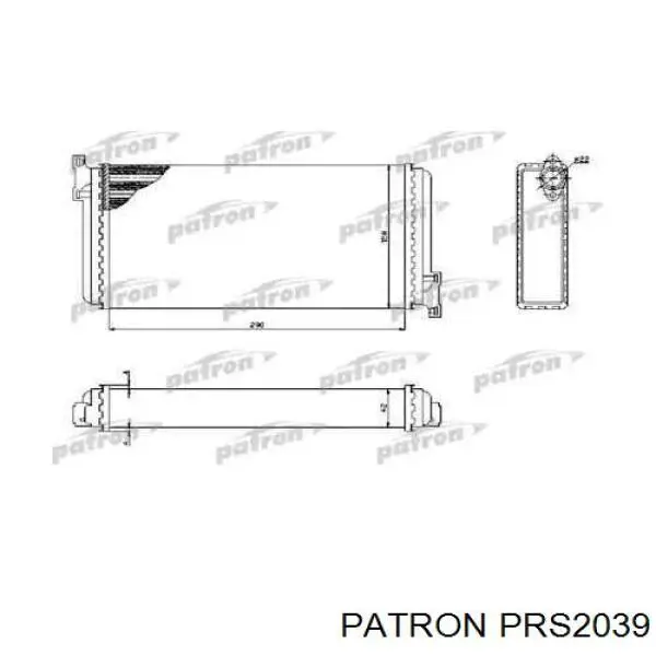 PRS2039 Patron радиатор печки
