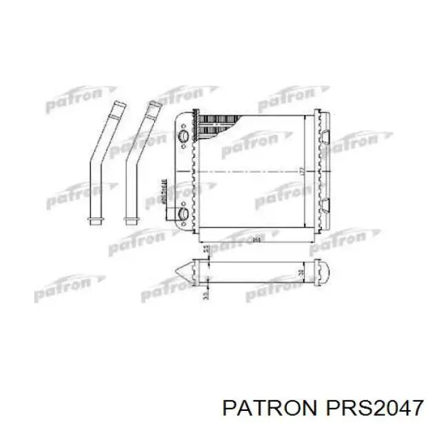 PRS2047 Patron радиатор печки