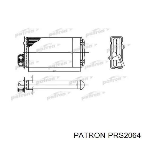 Радиатор печки 73254 Nissens