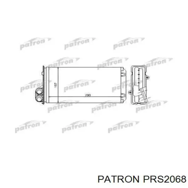  Радиатор печки Renault Safrane 2