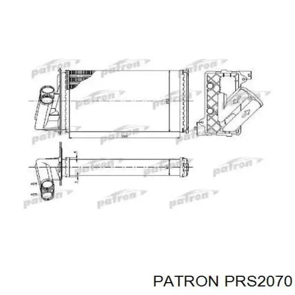 Радиатор печки 0420150019 Depo/Loro