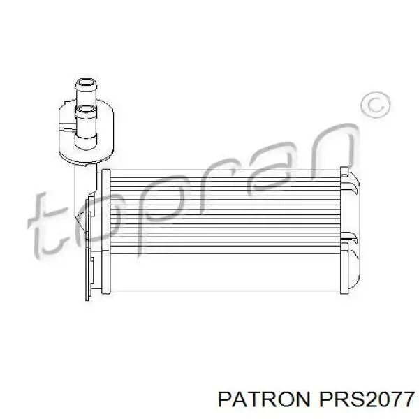 Радиатор печки (отопителя) FPS 74N92 цена, от 13.53 USD