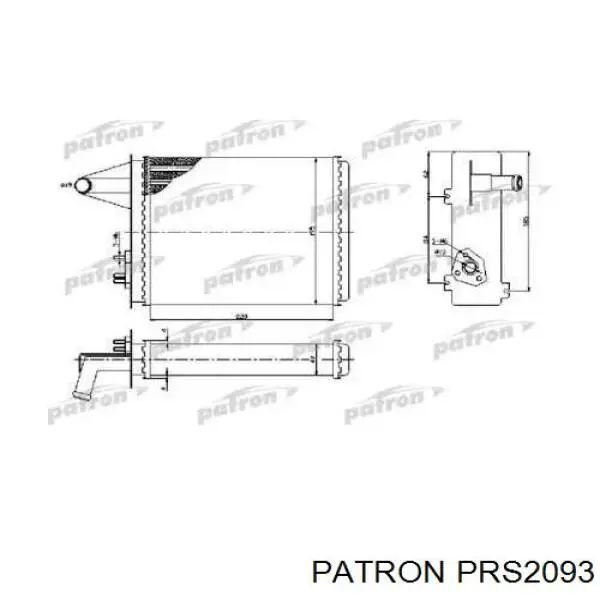  Радиатор печки Fiat Palio 