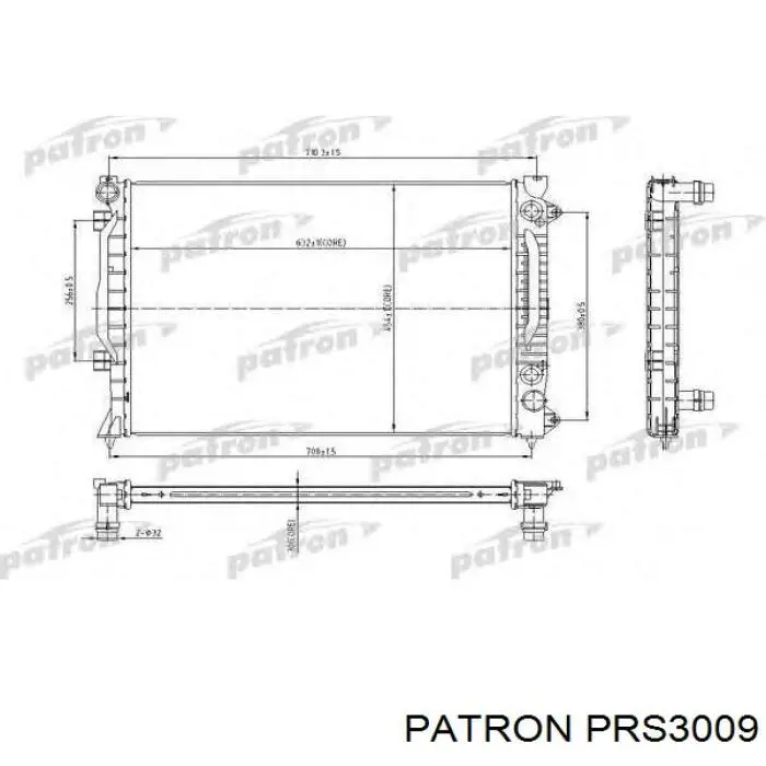 Радиатор 1315084 Polcar