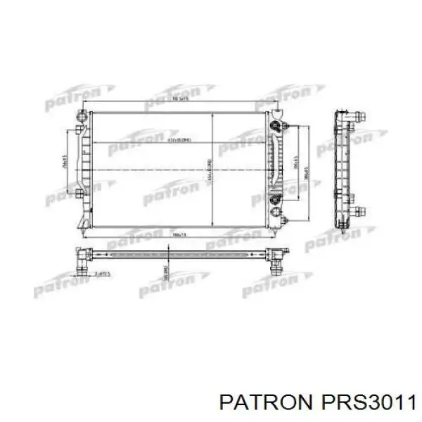 Радиатор PRS3011 Patron