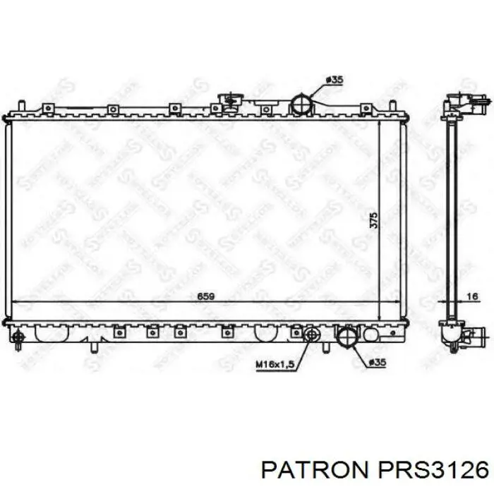 Радиатор 1026845SX Stellox