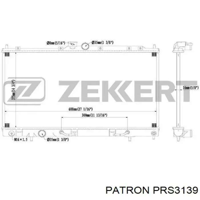 Радиатор FP48A1366AV AVA