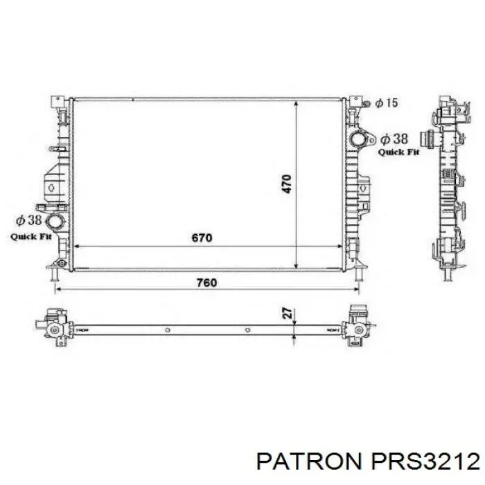 RA63993 Signeda Радиатор основной